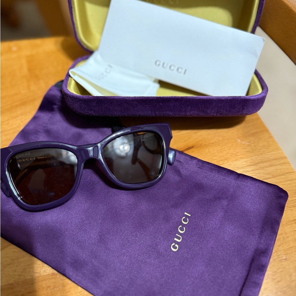 Gucci Dark Purple Sunglasses